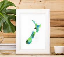Load image into Gallery viewer, Watercolour New Zealand