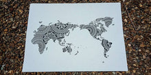 Load image into Gallery viewer, Mandala World Map